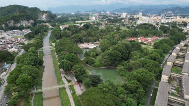 Ipoh, Malezya - 24 Eylül 2022: İpoh 'un Tarihi Binaları ve Turist Çekimleri