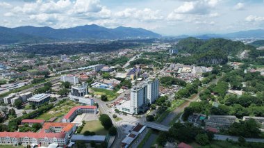 Ipoh, Malezya - 24 Eylül 2022: İpoh 'un Tarihi Binaları ve Turist Çekimleri