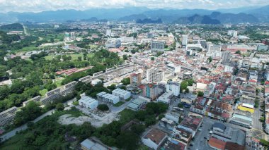 Ipoh, Malezya - 24 Eylül 2022: İpoh 'un Tarihi Binaları ve Turist Çekimleri