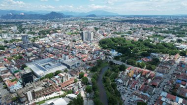 Ipoh, Malezya - 24 Eylül 2022: İpoh 'un Tarihi Binaları ve Turist Çekimleri