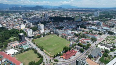 Ipoh, Malezya - 24 Eylül 2022: İpoh 'un Tarihi Binaları ve Turist Çekimleri