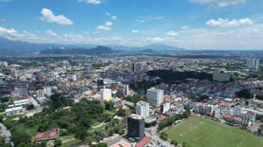 Ipoh, Malezya - 24 Eylül 2022: İpoh 'un Tarihi Binaları ve Turist Çekimleri