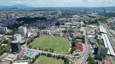 Ipoh, Malezya - 24 Eylül 2022: İpoh 'un Tarihi Binaları ve Turist Çekimleri