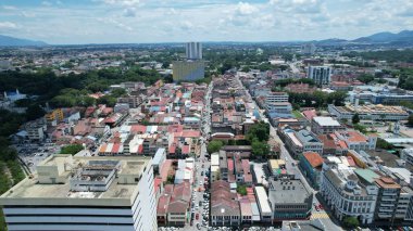 Ipoh, Malezya - 24 Eylül 2022: İpoh 'un Tarihi Binaları ve Turist Çekimleri