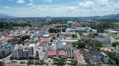 Ipoh, Malezya - 24 Eylül 2022: İpoh 'un Tarihi Binaları ve Turist Çekimleri