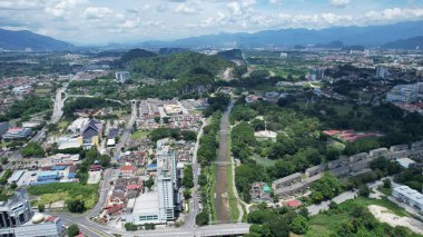 Ipoh, Malezya - 24 Eylül 2022: İpoh 'un Tarihi Binaları ve Turist Çekimleri