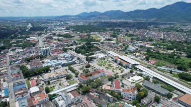 Ipoh, Malezya - 24 Eylül 2022: İpoh 'un Tarihi Binaları ve Turist Çekimleri