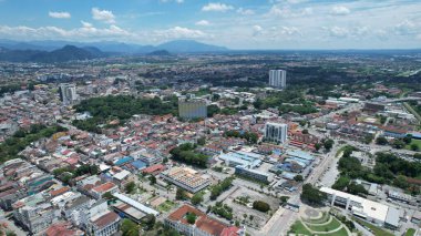 Ipoh, Malezya - 24 Eylül 2022: İpoh 'un Tarihi Binaları ve Turist Çekimleri