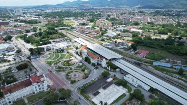 Ipoh, Malezya - 24 Eylül 2022: İpoh 'un Tarihi Binaları ve Turist Çekimleri