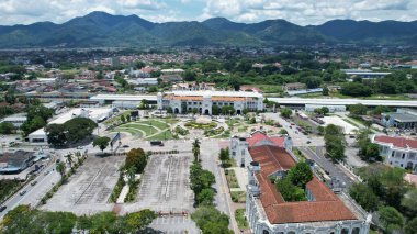 Ipoh, Malezya - 24 Eylül 2022: İpoh 'un Tarihi Binaları ve Turist Çekimleri