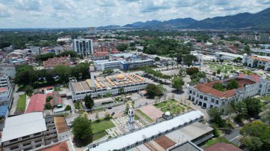 Ipoh, Malezya - 24 Eylül 2022: İpoh 'un Tarihi Binaları ve Turist Çekimleri