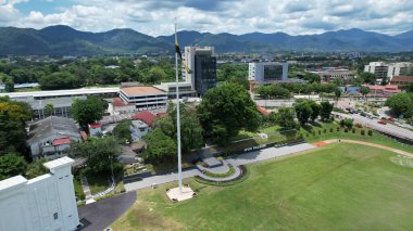 Ipoh, Malezya - 24 Eylül 2022: İpoh 'un Tarihi Binaları ve Turist Çekimleri