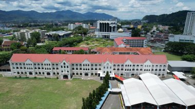 Ipoh, Malezya - 24 Eylül 2022: İpoh 'un Tarihi Binaları ve Turist Çekimleri