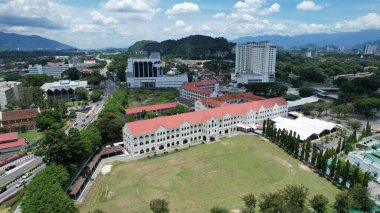 Ipoh, Malezya - 24 Eylül 2022: İpoh 'un Tarihi Binaları ve Turist Çekimleri