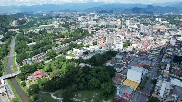 Ipoh, Malezya - 24 Eylül 2022: İpoh 'un Tarihi Binaları ve Turist Çekimleri