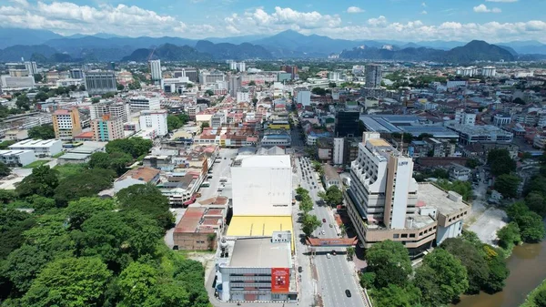 Ipoh, Malezya - 24 Eylül 2022: İpoh 'un Tarihi Binaları ve Turist Çekimleri