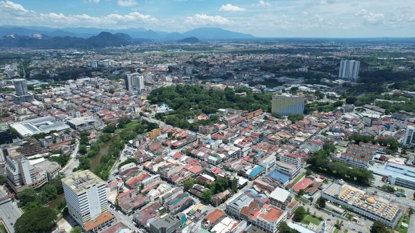 Ipoh, Malezya - 24 Eylül 2022: İpoh 'un Tarihi Binaları ve Turist Çekimleri