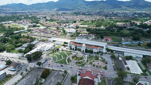 Ipoh, Malezya - 24 Eylül 2022: İpoh 'un Tarihi Binaları ve Turist Çekimleri