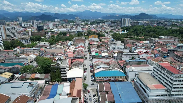 Ipoh, Malezya - 24 Eylül 2022: İpoh 'un Tarihi Binaları ve Turist Çekimleri