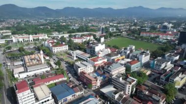 Ipoh, Malezya - 24 Eylül 2022: İpoh 'un Tarihi Binaları ve Turist Çekimleri