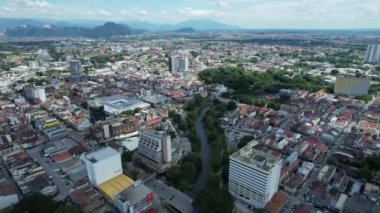 Ipoh, Malezya - 24 Eylül 2022: İpoh 'un Tarihi Binaları ve Turist Çekimleri