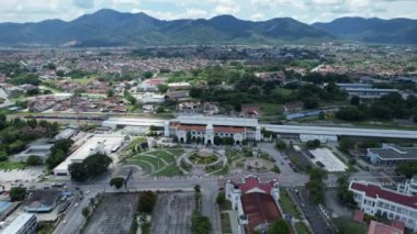 Ipoh, Malezya - 24 Eylül 2022: İpoh 'un Tarihi Binaları ve Turist Çekimleri