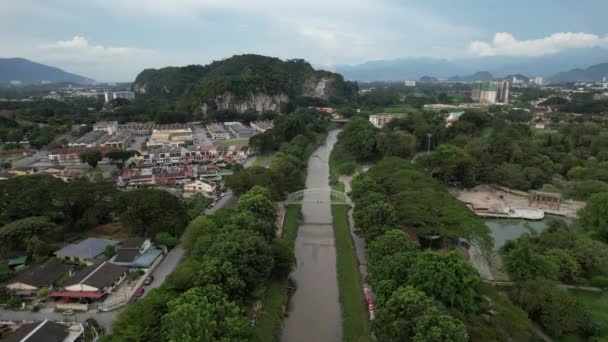 Ipoh Malaysia September 2022 Landmärke Byggnader Och Turistattraktioner Ipoh — Stockvideo