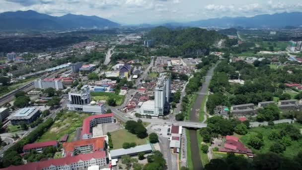 Ipoh Malajsie Září 2022 Landmark Buildings Tourist Attractions Ipoh — Stock video