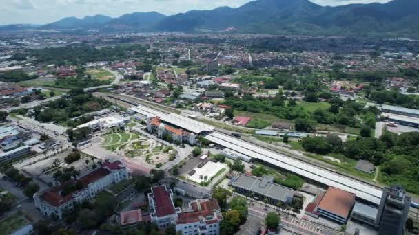 Ipoh Malaysia September 2022 Bangunan Markah Tanah Dan Atraksi Pariwisata — Stok Video