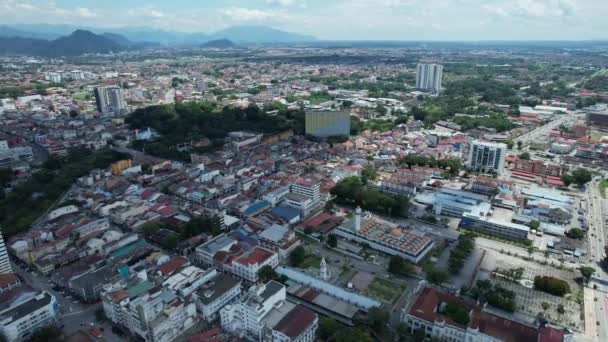 Ipoh Malaysia Вересня 2022 Landmark Buildings Tourist Attractions Ipoh — стокове відео
