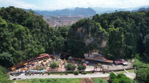 Ipoh Malaysia September 2022 Landmärke Byggnader Och Turistattraktioner Ipoh — Stockvideo