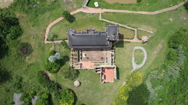 Ipoh, Malezya - 24 Eylül 2022: Kellies Kalesi Harabeleri