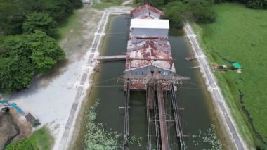 Ipoh, Malezya - 24 Eylül 2022: Tarihi Tin Dredge 
