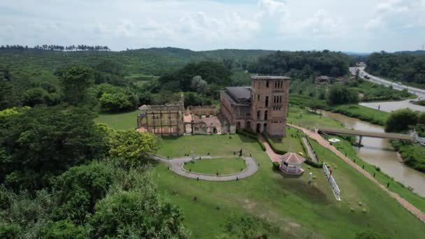 Ipoh Malesia Settembre 2022 Rovine Del Castello Kellies — Video Stock