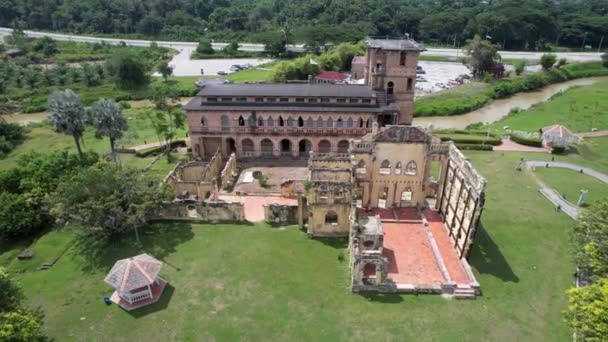 马来西亚Ipoh 2022年9月24日 凯利城堡的废墟 — 图库视频影像
