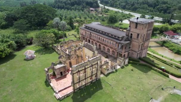 Ipoh Μαλαισία Σεπτεμβρίου 2022 Ερείπια Του Κάστρου Kellies — Αρχείο Βίντεο