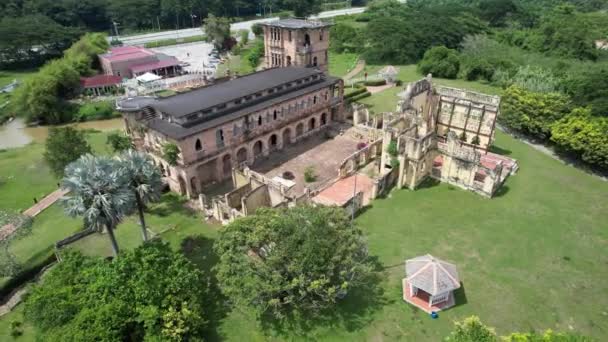 Ipoh Malaysia September 2022 Ruins Kellies Castle — Stock Video