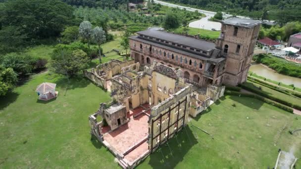 Ipoh Malaysia September 2022 Reruntuhan Kastil Kellies — Stok Video