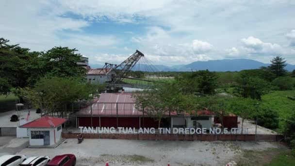 Ipoh Malásia Setembro 2022 Historical Tin Dredge — Vídeo de Stock