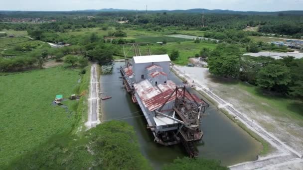 Ipoh Malezja Września 2022 Historyczna Draga Blaszana — Wideo stockowe