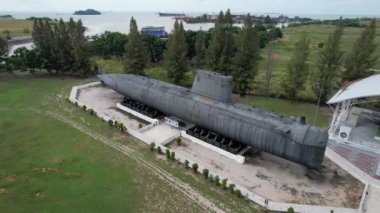 Malacca, Malezya - 16 Ekim 2022: Malacca Nehri Gezisi Hava Görüntüsü