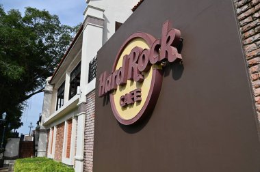 Malacca, Malezya - 16 Ekim 2022: Malacca 'nın Tarihi Tarihi Tarihi Binaları ve Turist Çekimleri