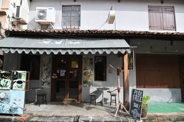 Malacca, Malezya - 16 Ekim 2022: Malacca 'nın Tarihi Tarihi Tarihi Binaları ve Turist Çekimleri