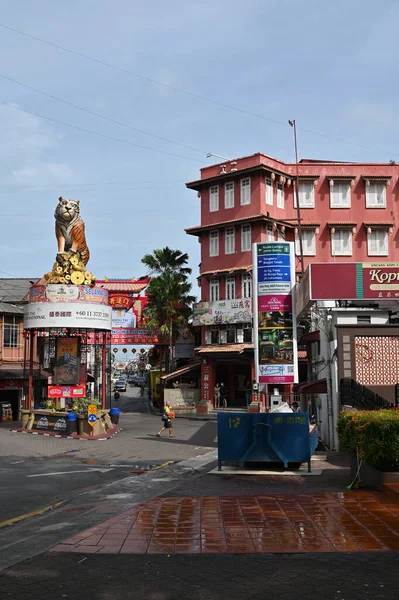 Malacca Malajsie Října 2022 Historické Památkové Budovy Turistické Atrakce Malaccy — Stock fotografie