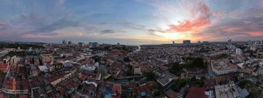 Malacca, Malezya - 16 Ekim 2022: Malacca 'nın Tarihi Tarihi Tarihi Binaları ve Turist Çekimleri