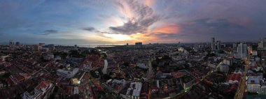 Malacca, Malezya - 16 Ekim 2022: Malacca 'nın Tarihi Tarihi Tarihi Binaları ve Turist Çekimleri