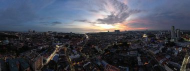 Malacca, Malezya - 16 Ekim 2022: Malacca 'nın Tarihi Tarihi Tarihi Binaları ve Turist Çekimleri