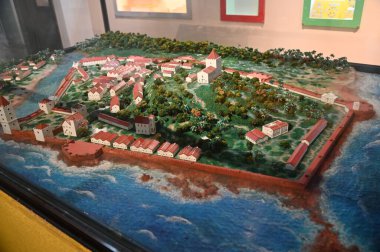 Malacca, Malezya - 16 Ekim 2022: Malacca 'nın Tarihi Tarihi Tarihi Binaları ve Turist Çekimleri