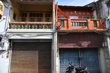 Malacca, Malezya - 16 Ekim 2022: Malacca 'nın Tarihi Tarihi Tarihi Binaları ve Turist Çekimleri