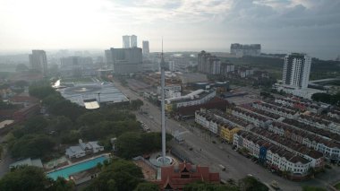 Malacca, Malezya - 16 Ekim 2022: Malacca 'nın Tarihi Tarihi Tarihi Binaları ve Turist Çekimleri